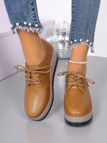 2024 Fall New Women's Thick Bottom Platform Shoes, Anti-Slip Soft Sole Casual Shoes, Plus Size Mommy Shoes, Slip-On