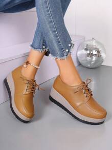 2024 Fall New Women's Thick Bottom Platform Shoes, Anti-Slip Soft Sole Casual Shoes, Plus Size Mommy Shoes, Slip-On