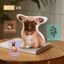 波西米亚风格 3D 照片靠垫 - 柔软 PP 填充物，可手洗，用途广泛，万圣节主题礼物的完美选择，编织涤纶罩，涤纶纤维填充物，缝制闭合，枕套拉链设计，无需电池 - 上傳圖片客製化抱枕 - 查看 5