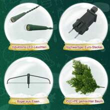 VA-Cerulean Christmas Trees - Green - View 7