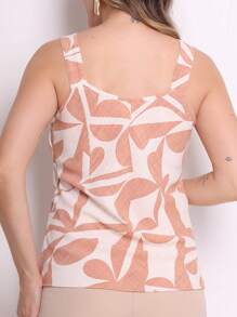 Tank Top Wide Band Vest With Soft Fabric And Fashionable Print As Long As You Sell It Once, You Will Definitely Fall In Love With It - 杏色 - 查看 4