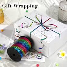 Curly Ribbon Glitter Ribbon Balloon Rolls Gifts Arts & Crafts Decorations & Bows Flower Shop Flowers Birthday Gift Wrapping Ribbons 14 Color Options,Christmas Valentine Day