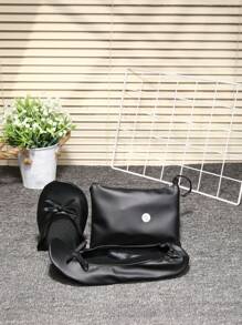 Zapatos planos plegables portátiles para niños, zapatos de yoga, zapatos de ballet, pantuflas plegables para viaje, zapatos planos con banda elástica sencilla, zapatos de práctica de yoga interiores plateados para niñas, zapatos planos casuales suaves y cómodos, adecuados para uso interior y exterior
