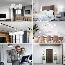 24 Pack A19 LED Light Bulbs Soft White 2700K, 60 Watt Equivalent LED Bulb, Efficient 9W, E26 Standard Base, Non Dimmable Energy Saving Warm Light Bulb, 800LM, 120V Bulb For Bedroom Living Room - 日白(5000K) - 查看 6