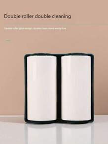 1 件 PP 材质粘毛滚筒，可重复使用粘毛刷，家用衣物、床、家具清洁剂 - 彩色 - 查看 10