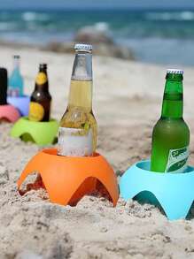 1 Miếng Ngoài trời bờ biển Cúp bờ biển Giá giữ tách Ngoài trời bờ biển Cắm trại Nhựa Cái giá Bia Buổi tiệc Đồ trang trí - Nhiều màu - Xem 5