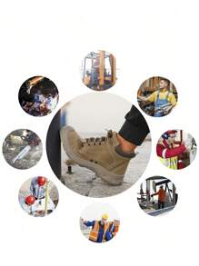 Nouvelles chaussures de sécurité pour hommes pour le printemps/automne 2025, anti-écrasement et anti-perforation, confort de station debout, antidérapantes, légères, chaussures de travail de protection