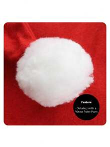 I LOVE FANCY DRESS Christmas Hats Xmas Party Festive Headwear Funny Novelty Christmas Dinner Costume Accessory Santa Hat For Adults & Kids, Funny Hats For Xmas Parties & Dinners - Christmas Accessories, Snowman, Tree, Santa Fancy Dress Xmas Hats - Budget Santa Hat - View 5