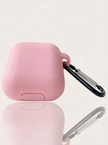 1 Pc Silicone Soft Case Protector Skin Compatible With Airpods 4 Pro 2, AirPods 3, AirPods 2, AirPods 1, Solid Color