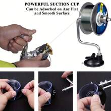 1 máy cuộn dây câu, máy quấn dây có thể điều chỉnh, hệ thống trạm cuộn dây - Đen và trắng - Xem 1