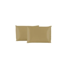 Satin Pillowcase Anti-Frizz Pillow Cover 70cmx50cm - Vàng - Xem 1