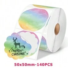 Sticker thermique holographique laser argent M110 pour les artisanats de fête, les décorations de fête, compatible avec M220 E210 P50 DETONG P1