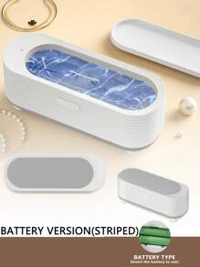 1pc Ultrasonic Cleaner, Home Jewelry Watch Glasses Dentures Invisible Contact Lens Multipurpose High Frequency Convenient Cleaning Machine