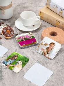 1 pieza Pegatinas personalizadas para refrigerador que admiten fotos personalizadas, impresas y decoradas claramente. Recuerdos para registrar momentos hermosos entre familiares, amigos y parejas. Se pueden adherir a refrigeradores, puertas de metal, gabinetes de computadoras y otros artículos de metal. Adhesivos elegantes, adorables, coloridos, personalizados, únicos, regalos ideales para ella, amigos, hijo, hija, estudiantes escolares, trabajadores, escuela, hogar, oficina