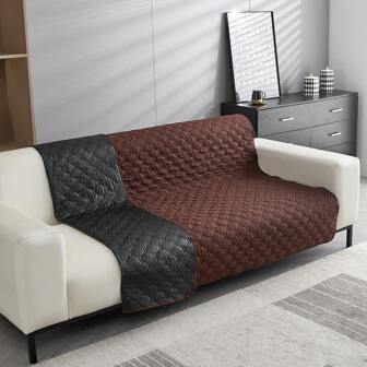 1pc Waterproof Anti-Slip Sofa Protector Cover, Furniture Decoration Protector Pad Suitable For Pets, Dogs, Cats, All Seasons