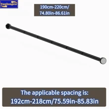 No Drill Diamond Pattern Stainless Steel Adjustable Tension Curtain Rod, Clothes Rail, Drying Rack, Suitable For Balcony, Bathroom, Window, Wardrobe, Various Sizes Available Home Bathroom Decor Fall Decor Bathroom Accessories Back To School