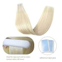 99j# Wine Red Thick Tape In Hair Extensions Human Hair 10-26 Inches 50g 20Pcs/Pack Tape Ins Human Hair Extensions Real Human Hair Tape In Extensions Silky Straight - S60 - Xem 5
