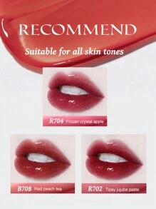 Son bóng Colorkey Glossy Glass Lip Tint, Son bóng dưỡng ẩm cho nữ, 1,7g - R715 - Xem 6