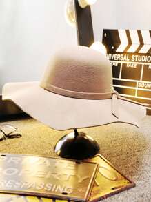 1 件女士纯色蝴蝶结装饰钟形帽，冬季保暖防风防水软呢帽，厚实可爱时尚休闲优雅复古街头风格百搭太阳帽，适合户外、滑雪、骑自行车、旅行、派对、日常使用 - MM1543 - 查看 10