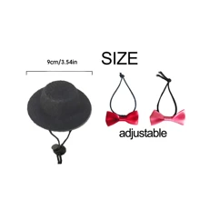 1pc Adjustable Funny Cosplay Santa Hat, Halloween Party Hat, Rabbit/Guinea Pig/Hedgehog Design Hats