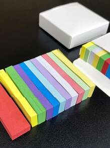 550 miếng dán chỉ mục 11 màu, nhãn dán, giấy ghi chú dán nhiều màu, nhãn dán ghi nhớ kiểu nhỏ, giấy ghi nhớ phân loại và viết cho học sinh - Nhiều màu - Xem 2