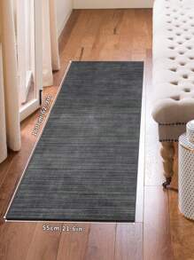 1pc 850g/㎡ Crystal Velvet Bohemian Style Long Carpet, Living Room/Bedroom Luxury Retro Abstract Area Rug, Non-Slip & Easy To Clean Bedside Rug Doormat