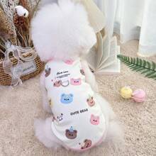 One Pet 冬季宠物背心，毛绒厚狗衣服，猫套头衫，适合狗狗冬季穿着的衣服