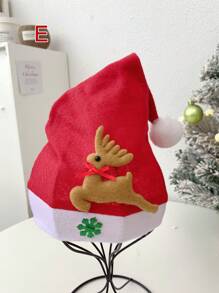 1/2/3 chiếc mũ ông già Noel trang trí họa tiết Giáng sinh, phụ kiện tóc ngày lễ Giáng sinh - Nhiều màu - Xem 8