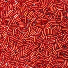 20g/包（约 450 件） 喇叭珠，多色管珠套件玻璃喇叭珠小长珠适用于 DIY 手链项链制作珠宝制作用品，7x2 毫米 - Bugle Beads - 查看 19