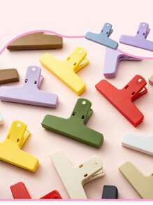 Customizable Candy-Colored Practical Memo Clips, Planner Clips, Plastic Bookmarks, Cartoon Mixed-Color Loose-Leaf Clips, Reading Accessories For Convenient Reading, Teaching And Securing Manuscripts. Customizable Text, Suitable For Teachers, Clerical Workers, Students, As Well As Gifts For Female, Male, Children, Bibliophiles And Avid Readers. Back-To-School Season, School Supplies, Back-To-School Season Special Offer,Back To School