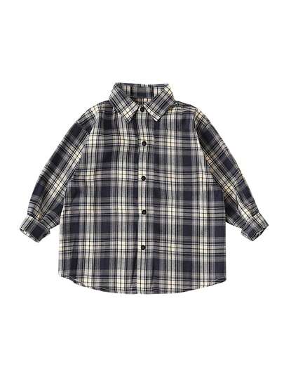 Children's Casual Long Sleeve Shirt, Unisex Outdoor Shirt For Boys