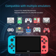 X52 Handheld Game Console HD 5.1 Inch Portable Retro Built-In Classic Games Audio Video Player - Nhiều màu - Xem 6