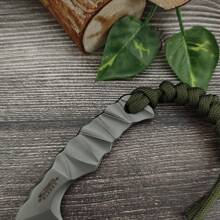 Second Generation Outdoor Multi-Purpose Mini Axe Full Handle Camping Tool Unboxing Knife Kydex Cowhide Scabbard Knives - Total length: 11.5cm Blade length: 4.7cm Handle length: 7.4cm - View 3