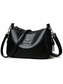 2026 High Quality Soft PU Leather Bolsa Luxury Ladies Hand Bags Female Crossbody Bags For Women Shoulder Messenger Bags - Black - View 5