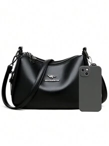 2026 High Quality Soft PU Leather Bolsa Luxury Ladies Hand Bags Female Crossbody Bags For Women Shoulder Messenger Bags - Black - View 3