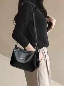 2026 High Quality Soft PU Leather Bolsa Luxury Ladies Hand Bags Female Crossbody Bags For Women Shoulder Messenger Bags - Black - View 11