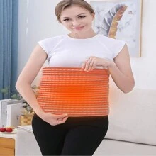 Cinturón eléctrico de calefacción multiusos, almohadilla de calefacción portátil para alivio del dolor de espalda y calambres