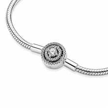 Elegant Sterling Silver Star Zirconia Snake Bone Chain, Suitable For DIY Bracelet, Fashion Jewelry Gift For Women Basic Chain