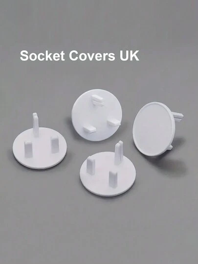 5/10 件英国标准婴儿电源插座盖，儿童安全防电击插头