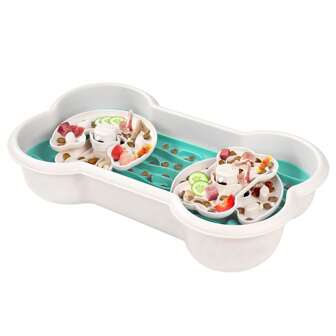 大号慢食狗碗，防吞食慢食狗碗，适用于干食/湿食/生食，大型犬食物拼图