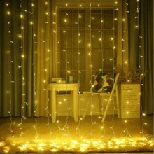 LED Window Curtain Lights, Christmas Fairy Lights, Window Decor Lights For Home, New Year, Wedding, Party, Garden, Patio, Valentine's Day, Easter Decoration - EU C Type Plug(220-240V) - View 17