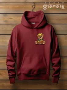 Sweatshirt Bear Money Dollar Gold Streetwear Empowered Apparel Premium Cotton CANGURU 2563 GEEK FLUX - Màu Tím - Xem 2