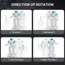 Remote Control Intelligent Robot Toy For Boys - Sing, Dance & Gesture With R11! As Halloween, Christmas Gift - Blue - View 7