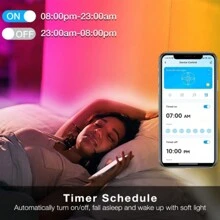 100ft Led Strip Lights (2 Rolls Of 50ft) Bluetooth Smart App Control Music Sync Color Changing RGB Led Light Strip With Remote,Led Lights For Bedroom Room Home Decor Party Festival