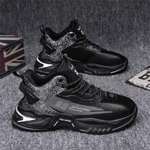 Giày vải đế dày mềm bền chắc cho nam/unisex, giày thể thao thời trang và đa năng - màu đen - Xem 4