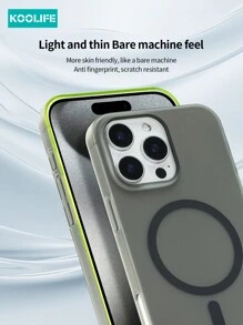 Phone Holder 1pc Koolife Ultrathin Pure PC Anti-Sweat Anti-Discoloration Magnetic Absorption Phone Case, Compatible With Apple IPhone 16/16pro/16plus/16promax/Iphone11/12/13/13pro/14plus/15promax