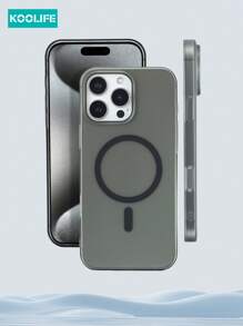 Phone Holder 1pc Koolife Ultrathin Pure PC Anti-Sweat Anti-Discoloration Magnetic Absorption Phone Case, Compatible With Apple IPhone 16/16pro/16plus/16promax/Iphone11/12/13/13pro/14plus/15promax