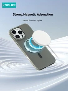 Phone Holder 1pc Koolife Ultrathin Pure PC Anti-Sweat Anti-Discoloration Magnetic Absorption Phone Case, Compatible With Apple IPhone 16/16pro/16plus/16promax/Iphone11/12/13/13pro/14plus/15promax