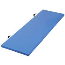 Estera de gimnasia plegable de espuma gruesa y antideslizante de 6'x2' para gimnasia, yoga y fitness