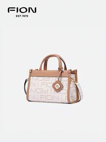 FION MonogramTote Bag Fashion Lucky Strike Tote Shoulder Bag FAAFJKT001